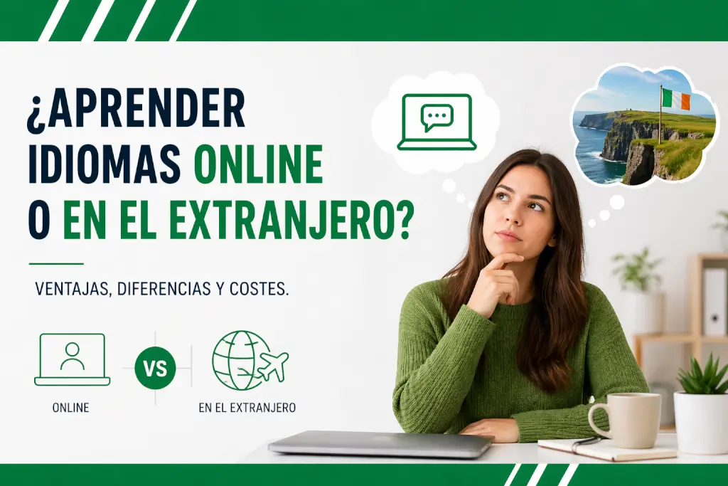 Es mejor aprender inglés online o irse al extranjero